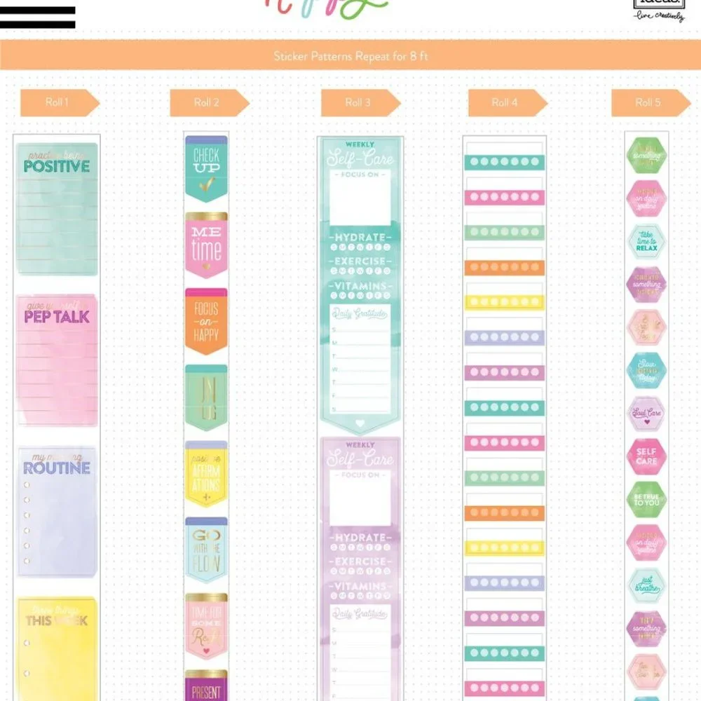 The Happy Planner, Sticker Roll Pack